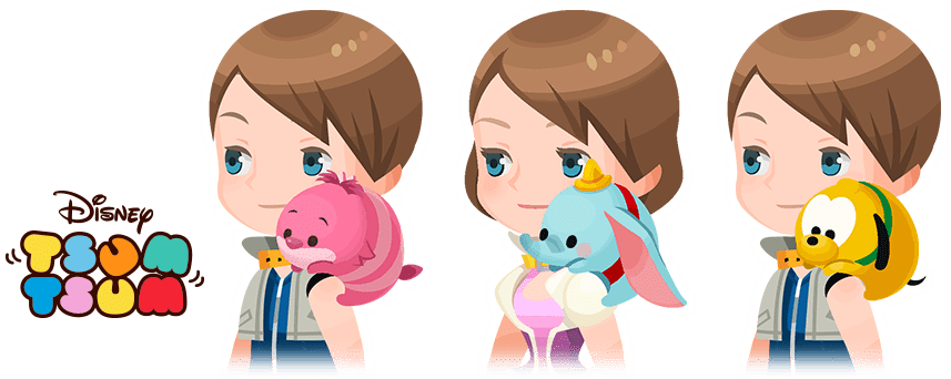 Kingdom Hearts Union Χ[cross] Limited-time Disney Tsum - Brother Embroidery Card Disney Tsum Tsum Ecd102 (857x342), Png Download