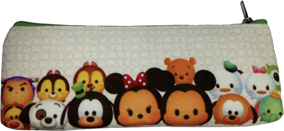 Flat Pencil Bag Disney Tsum Tsum - Disney Tsum Tsum (1000x1000), Png Download