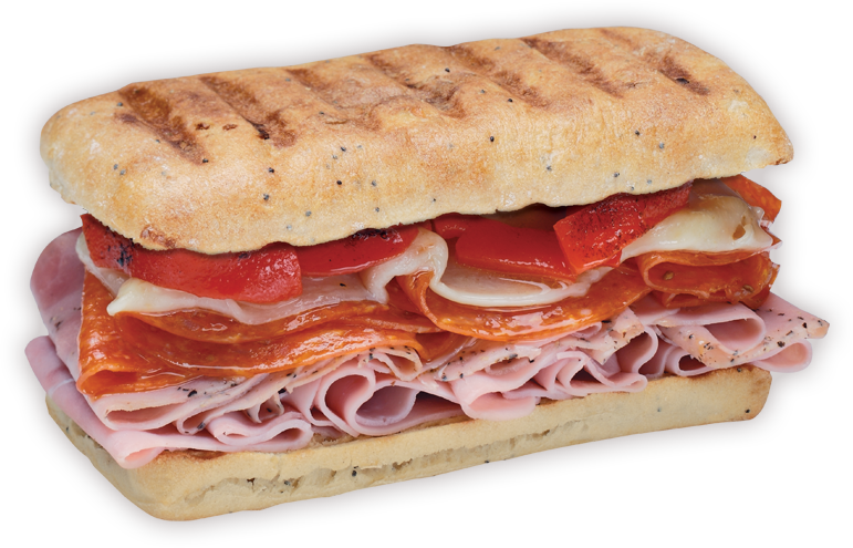 Sicilian - Pepperoni & Cheese Blimpie (771x495), Png Download
