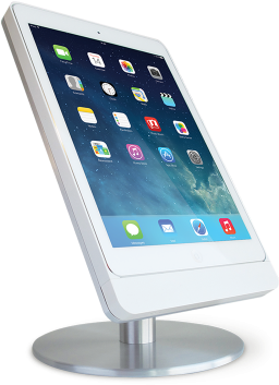 Table Base Eve Air Satinized Aluminum Portrait - Trident Case Kraken Ams Ipad Mini Retina White | Barril (340x475), Png Download