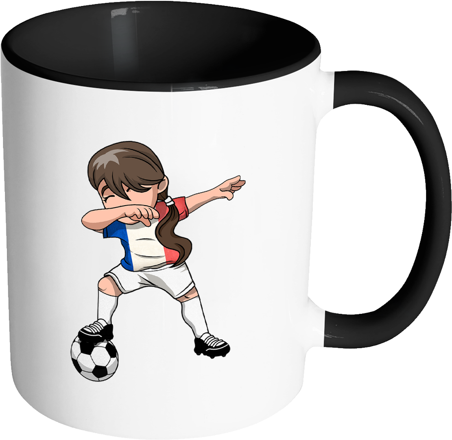 French Dabbing Soccer Girl - Croatia Girl Soccer Png (1024x1024), Png Download