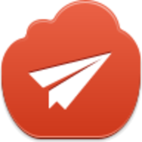 Paper Airplane Icon Image - Airplane (600x600), Png Download