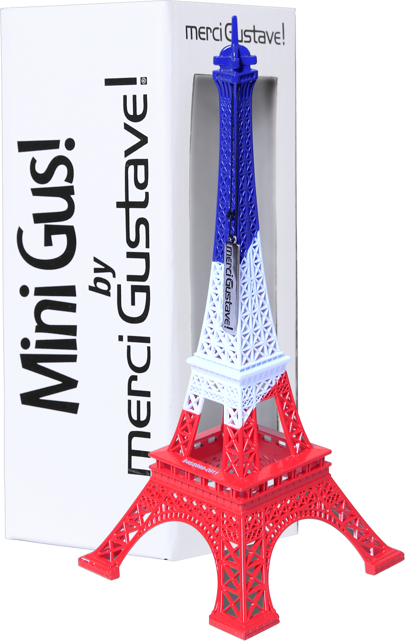 French Flag Eiffel Tower "cocorico" - Tour Eiffel Originale Merci Gustave (1308x2070), Png Download