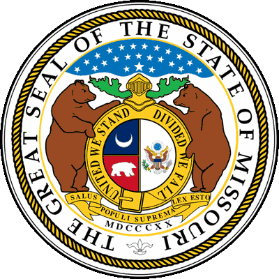 Presidential Seal Coloring Page For Kids - Seal Of Missouri (400x400), Png Download