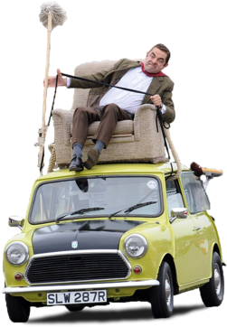 The Car - Hot Wheels Mr Bean (350x371), Png Download