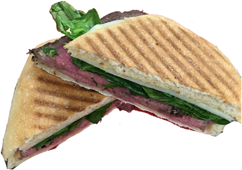 Sirloin - Ham And Cheese Sandwich (500x419), Png Download