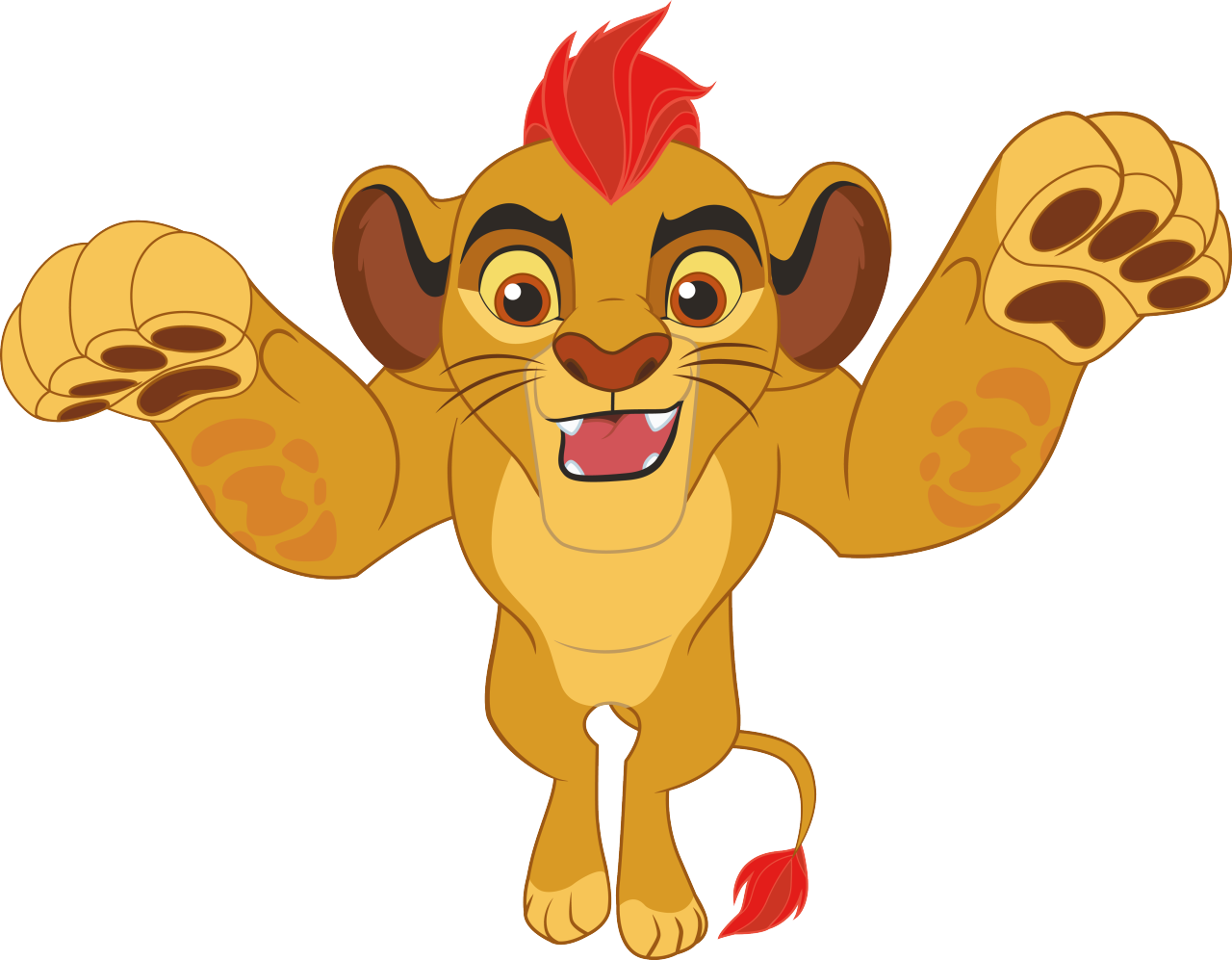Lion Png Images Download - Simba E Kion Png (1280x997), Png Download