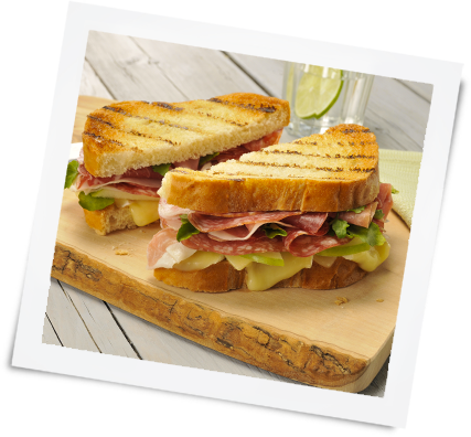 Ingredients - Breakfast Sandwich (427x396), Png Download