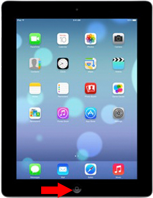 Home Button Ipad Air - Ipad 3 (400x400), Png Download
