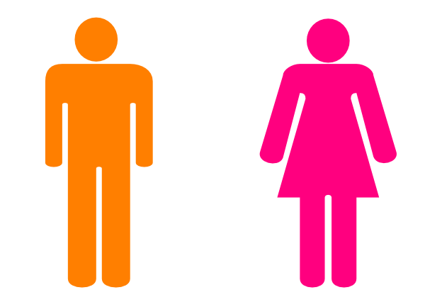 Toilet Signs Clip Art At Clipart Library - Gender Diversity (600x426), Png Download