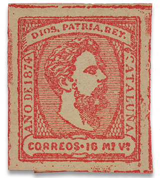 The Carlist Stamp Of Catalunya - Sellos Carlistas (356x356), Png Download