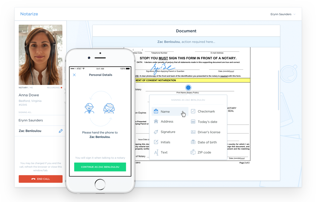 Notaries Are Starting To Put Down The Stamp And Pick - Online Notarized Document (800x505), Png Download
