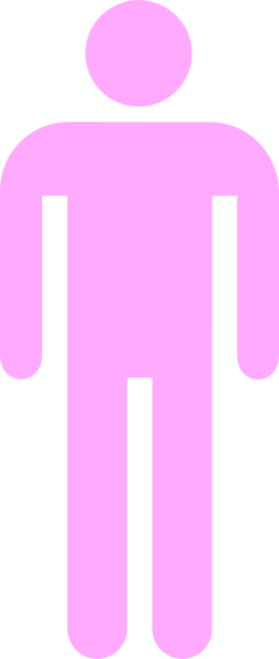 How To Set Use Large Man Bathroom Sign Clipart (252x595), Png Download