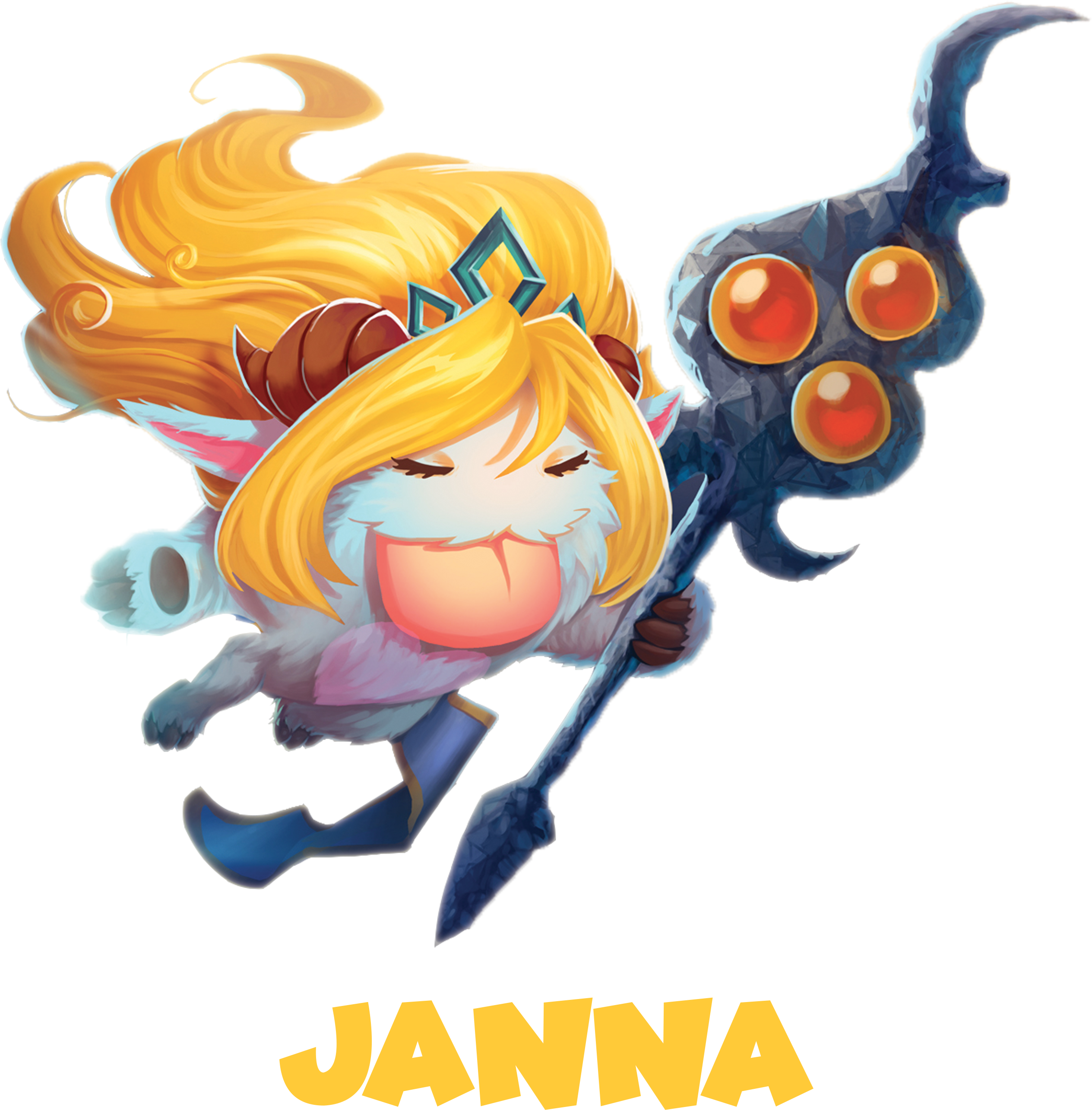 League Of Legends Lol Poro Janna Poro - Video Game (3600x4800), Png Download