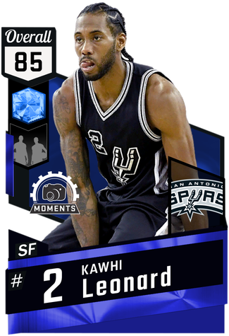 Kawhi Leonard Sapphire Card - Nba 2k18 Gilbert Arenas (325x475), Png Download