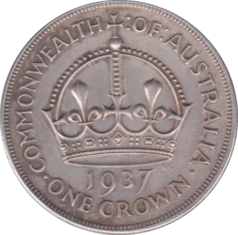 1937 Australia Silver Crown - Germany (899x890), Png Download