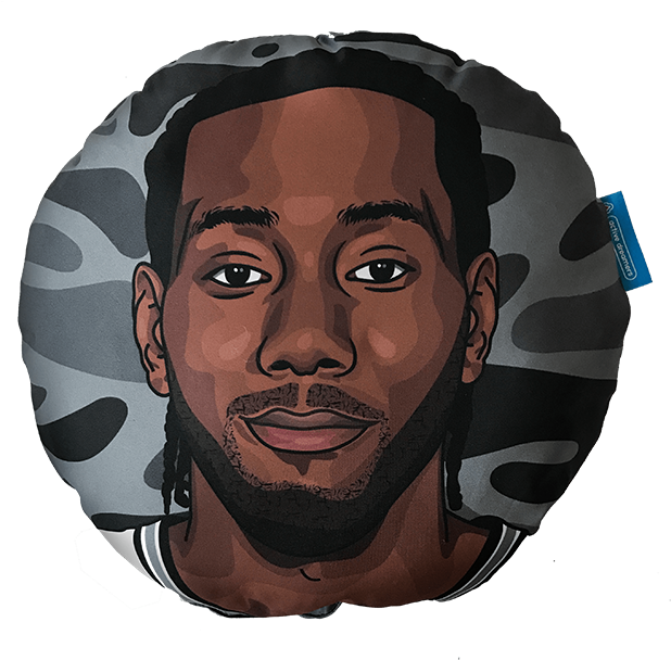 Kawhi Leonard Pillow Head - Illustration (700x700), Png Download