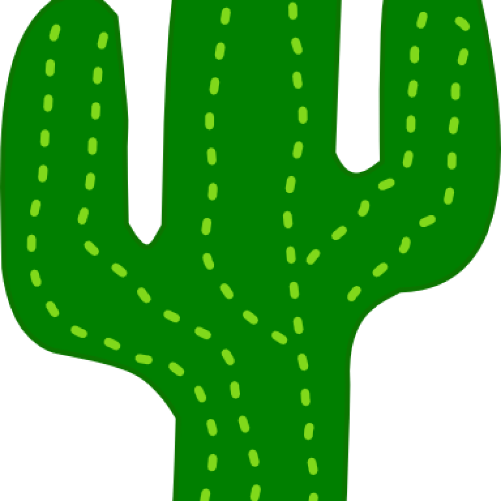 Cactus Clipart Free Clip Art At Clker Vector Online - Cactus Clipart (1024x1024), Png Download