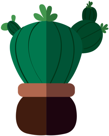 Cactus Clipart Transparent - Cactus Drawing Transparent (379x475), Png Download
