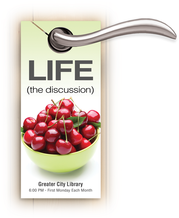 Door Hanger Advertising Is A Unique Way To Catch A - Life Happens: How To Maintain Family Strength (800x740), Png Download