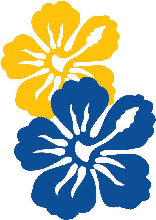 Hibiscus Clipart December Flower - Pacific Islander Flower Png (597x785), Png Download