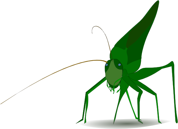Free Vector Emeza Grasshopper Clip Art - Grasshopper Clipart (600x417), Png Download