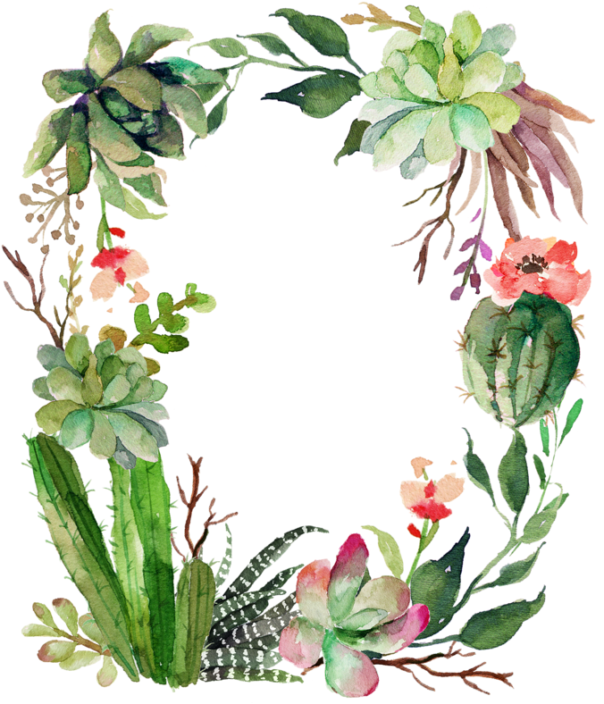 Garland Clipart Cactus - Isaiah 43 18 19 Art (702x800), Png Download