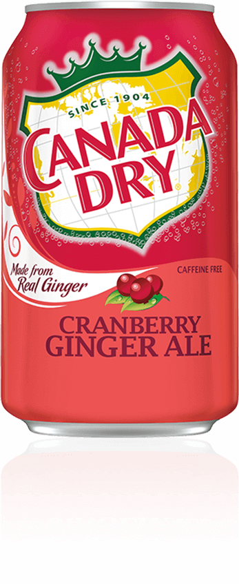 Canada Dry Cranberry Ginger Ale - Canada Dry Ginger Ale (347x848), Png Download