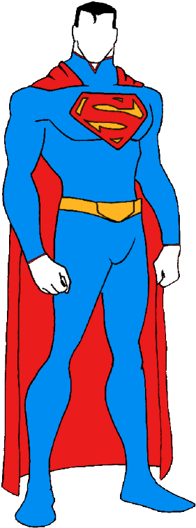 Clip Arts Related To - Superman Costume Clipart (600x800), Png Download
