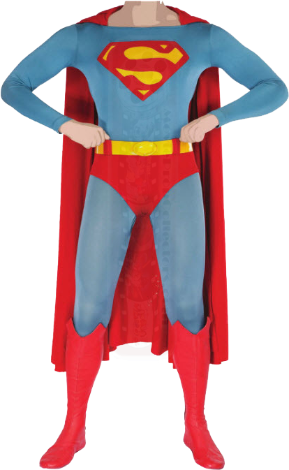 Superman Cape Png For Kids - Superman 1 Costumes (445x680), Png Download