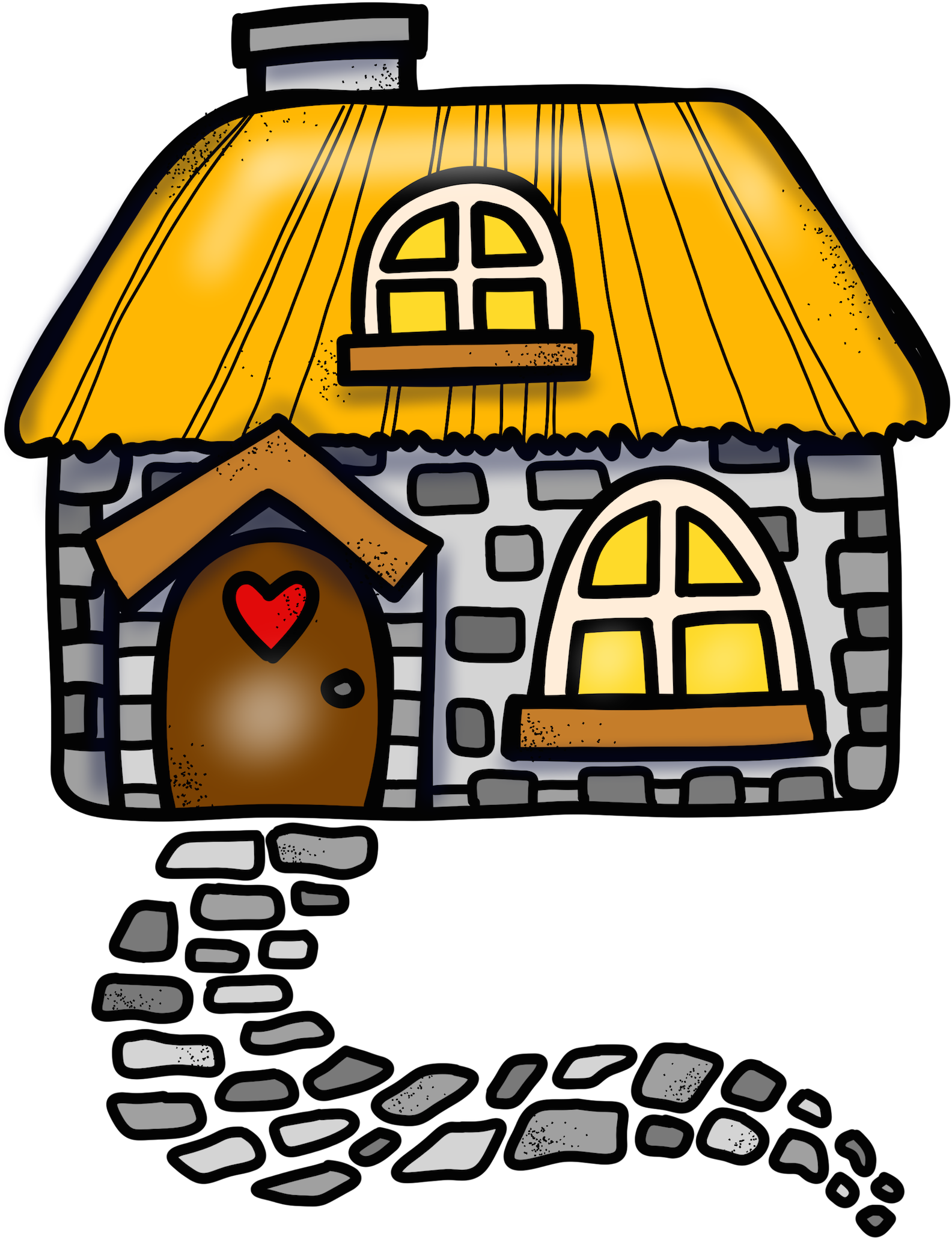 Fairy Garden House - Educlips House (1630x2100), Png Download
