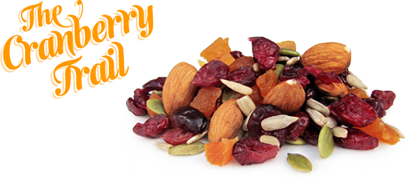 Cranberry-trail - Natural Grocer Cranberries Sweetened 250g (586x262), Png Download