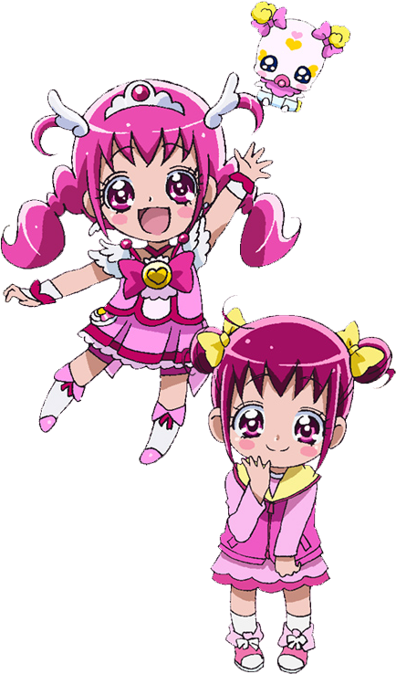 Miyuki Cure Happy Kid Pose - Glitter Force Baby Candy (434x738), Png Download
