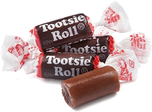 Tootsie Roll Midgees - Tootsie Roll Midgees Bulk : 5 Lb (500x500), Png Download