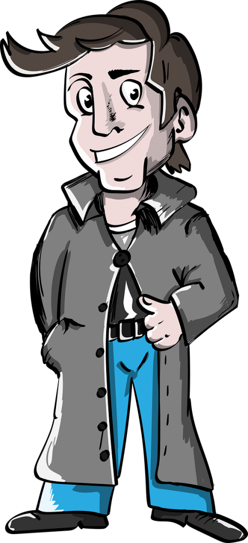 Cloak,dark Illustrations - Cloak (500x1095), Png Download