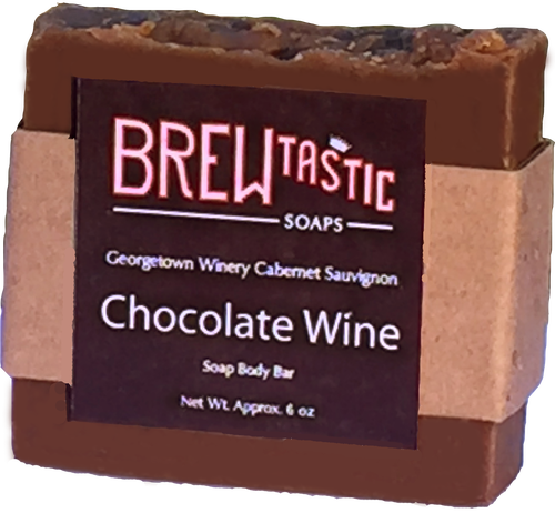 If You Love Wine And Chocolate, Then This Bar Is For - Brewtastic Soaps Wine Soap, Classic (500x462), Png Download
