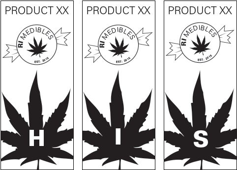 Ri Medible's Tootsie Roll Label - Rhode Island (600x355), Png Download