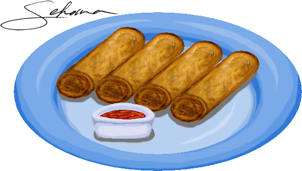 Sehana Itemcontest Lumpia By Royalsehana On Deviantart - Lumpia Clipart (632x388), Png Download