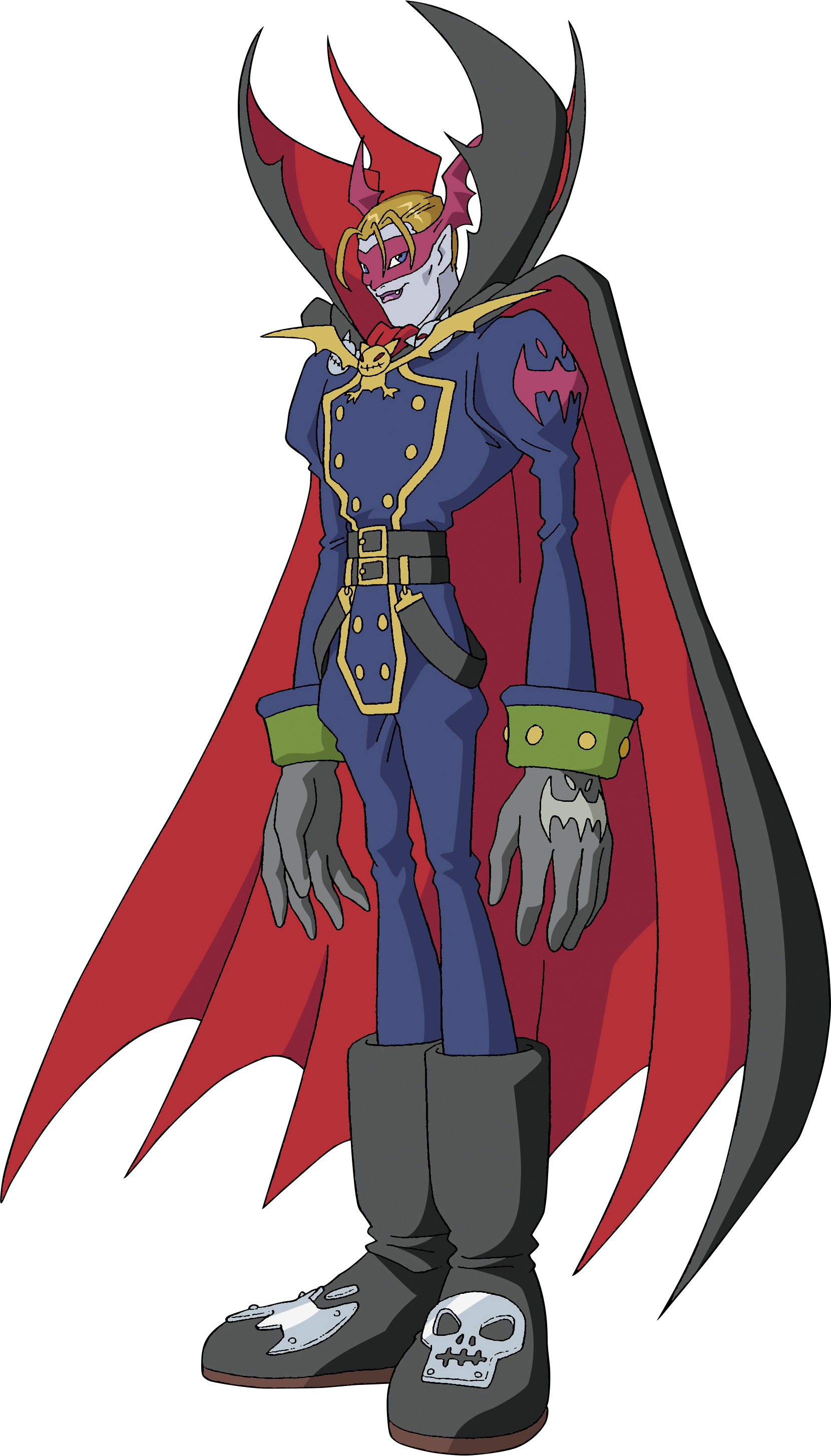 Raster 1 40bmyo - Digimon Myotismon (1660x2909), Png Download