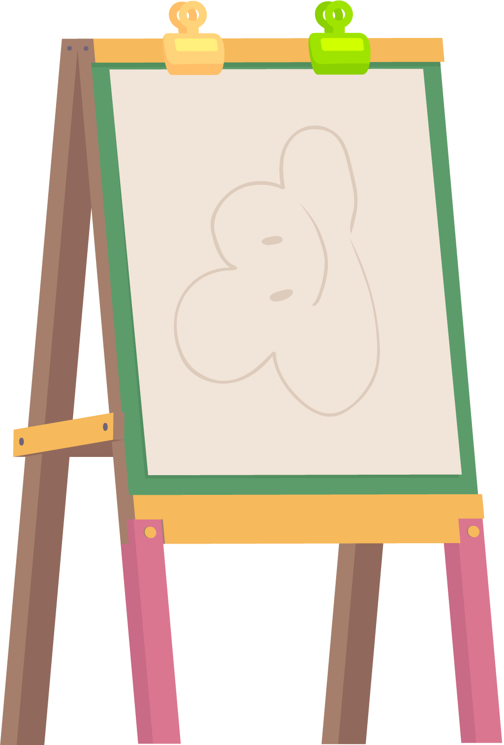 Easel - Portable Network Graphics (1024x1513), Png Download