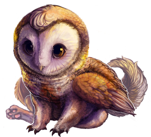 The New Design Of My Griffin Puppy Beva Bivo - Screech Owl (500x458), Png Download