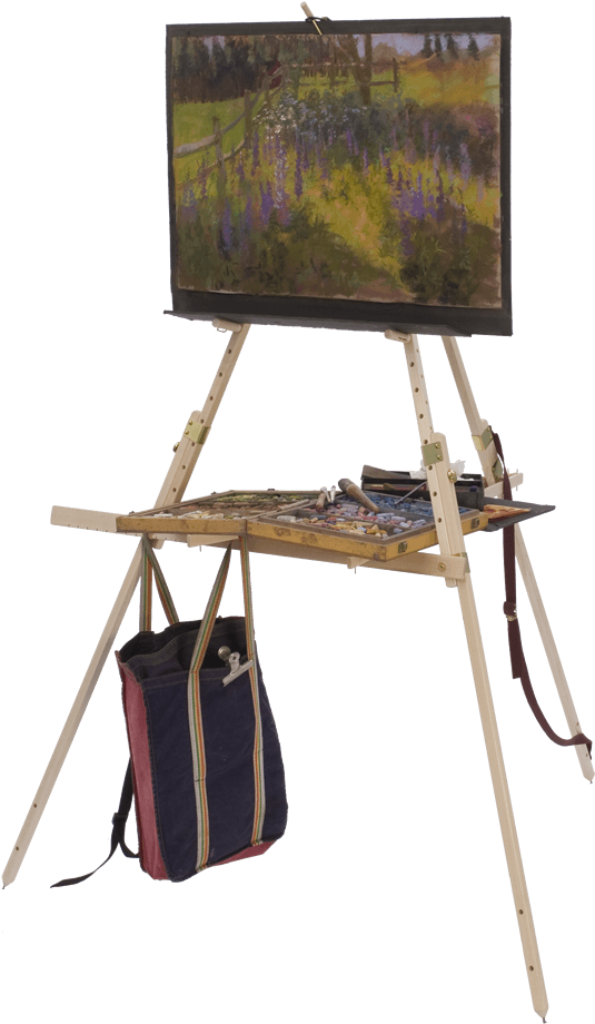 While Compact And Lightweight, Take It Easel Accommodates - Best Lightweight Easel For Plein Air (611x1000), Png Download