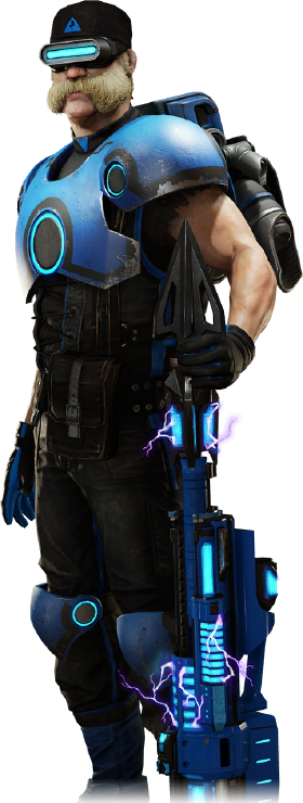 Electro Griffin - Evolve Electro Griffin (280x740), Png Download