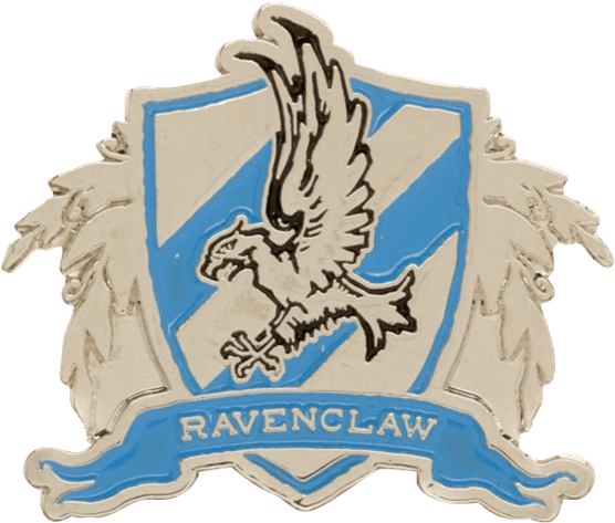 Harry Potter Ravenclaw Lapel Pin - Harry Potter Ravenclaw Pin (555x555), Png Download
