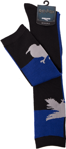 Harry Potter Ravenclaw Knee High Socks (600x600), Png Download