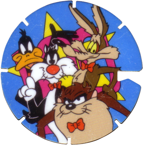 Tazos > Series 1 > 101 140 Looney Tunes Techno 140 - Tazos Looney Tunes Png (500x500), Png Download