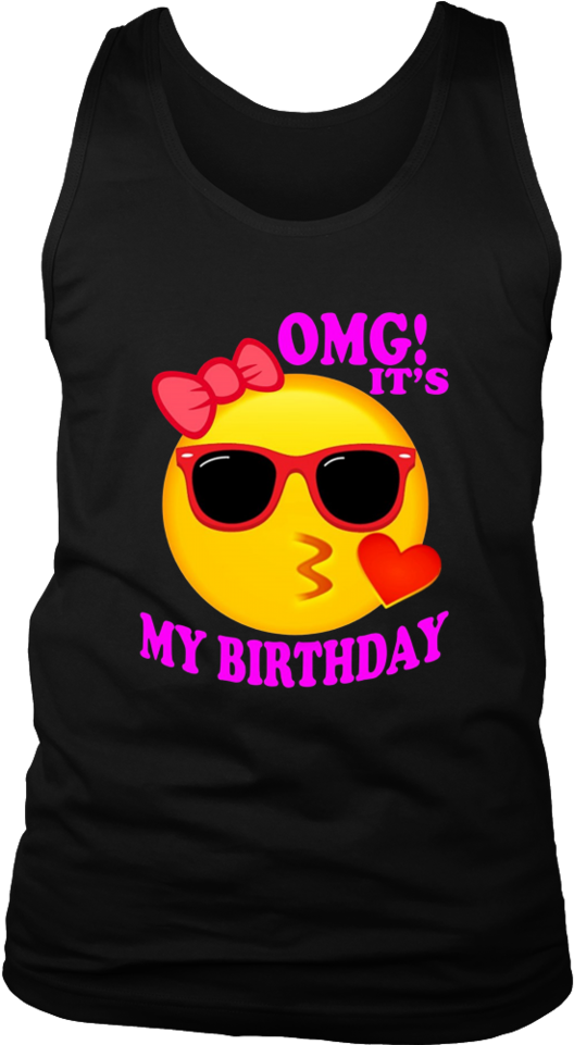 Birthday Emoji Shirt For Girls - Shirt (960x960), Png Download