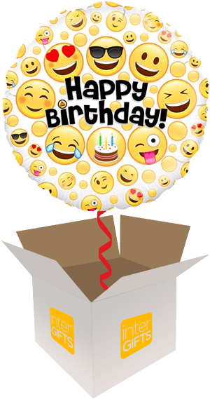 Emoji Birthday With Circles - 6 Th Happy Birthday Png (568x568), Png Download