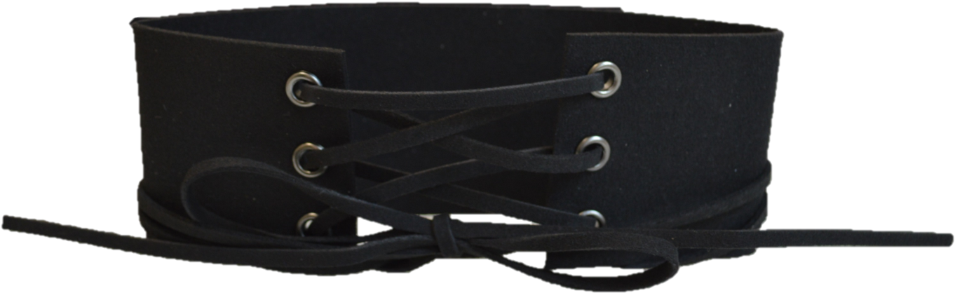 Thick Black Tie-up Choker - Choker (1692x1125), Png Download