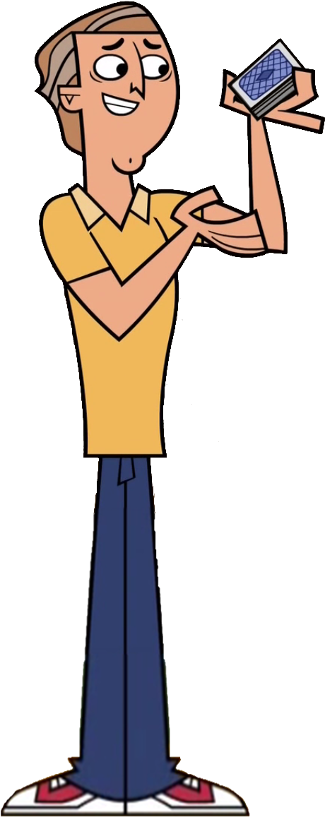 Dwayne Poker - Total Drama Dwayne Png (572x1200), Png Download
